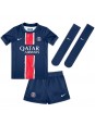 Paris Saint-Germain Vitinha #17 Domácí dres pro děti 2024-25 Krátký Rukáv (+ trenýrky)